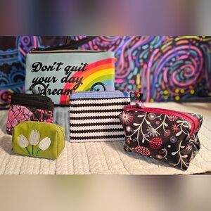 Assorted Coin Pouches Abd Wristlet